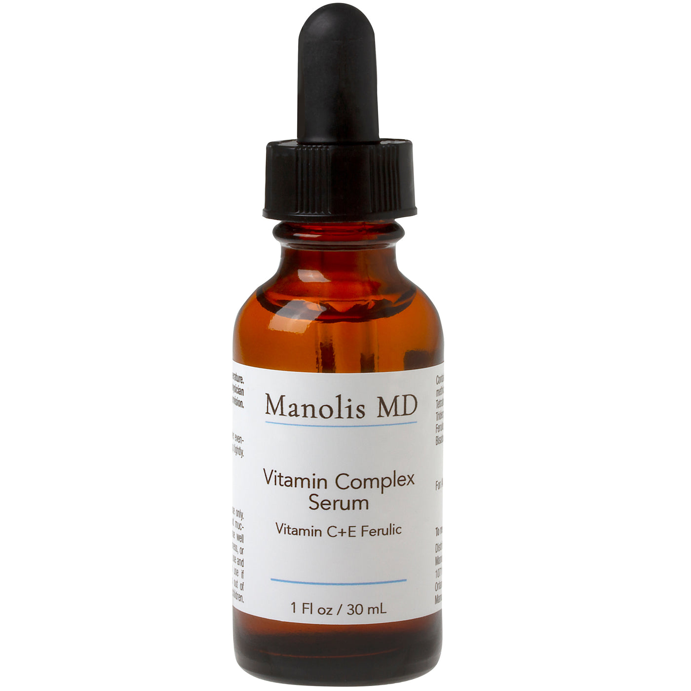 The Vitamin Complex Serum contains a form of Vitamin C, clinically demonstrated to improve skin appearance.
