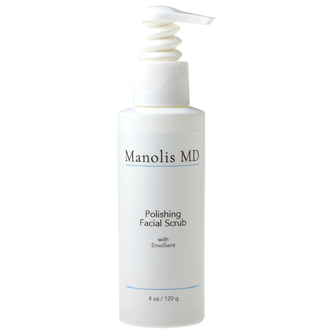 The Polishing Facial Scrub contains eco-safe silica beads to micro-exfoliate while gently cleansing skin.